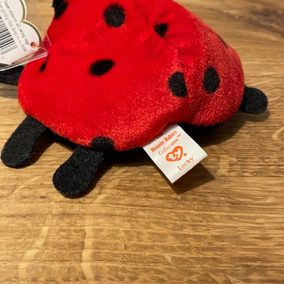 Ty Beanie Babies Lucky Ladybug Red Black 1995 – New Tag Protector VINTAGE - Picture 3 of 9